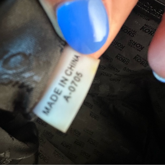 Michael Kors Large Canvas Tote Bag Top Zip - Picture 13 of 15